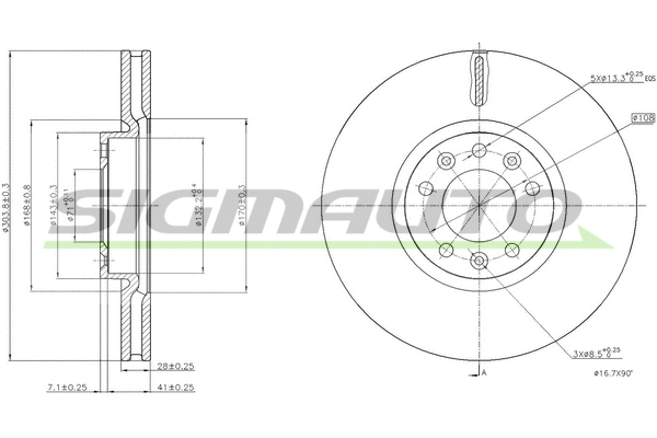 Brake Disc (DBC156V)