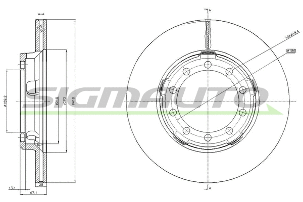 Brake Disc (DB0179V)