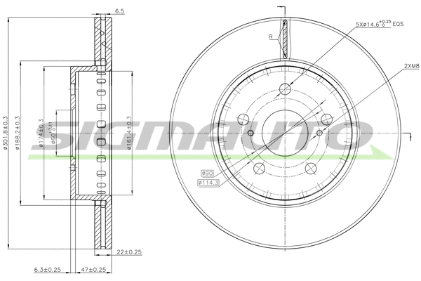 Brake Disc (DBA793V)