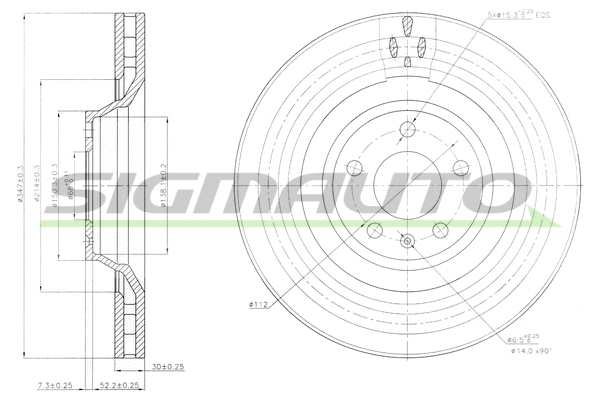 Brake Disc (DBB238V)