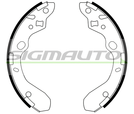 Brake Shoe Set (SFA792)
