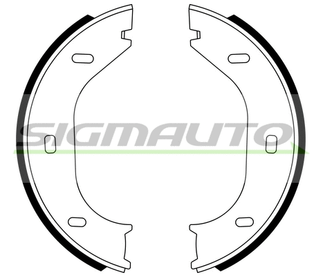 Brake Shoe Set, parking brake (SFA001)