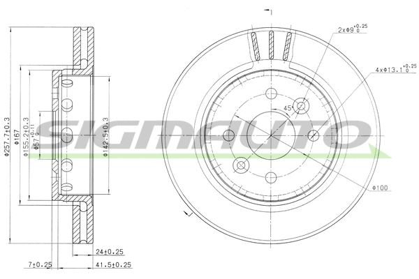 Brake Disc (DBB628V)