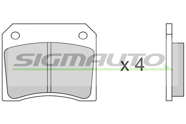 Brake Pad Set, disc brake (SPA005)