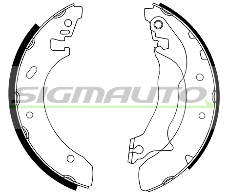 Brake Shoe Set (SFA228)