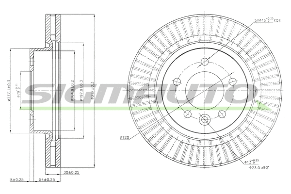 Brake Disc (DBB430V)