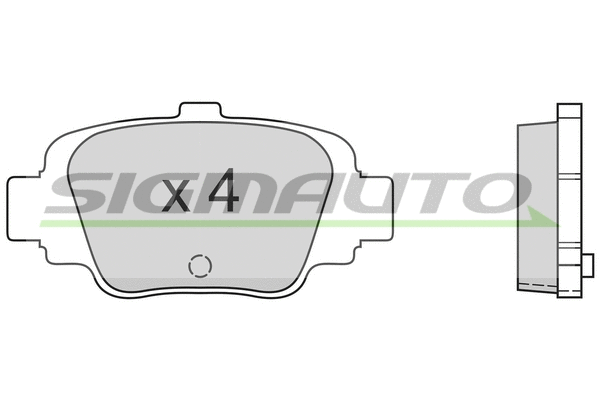 Brake Pad Set, disc brake (SPA560)
