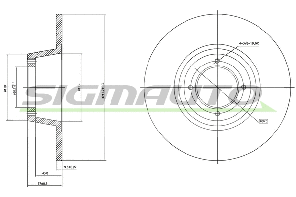 Brake Disc (DBA559S)