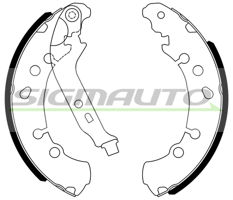 Brake Shoe Set (SFA971)