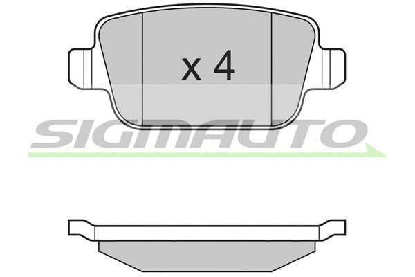 Brake Pad Set, disc brake (SPB300)