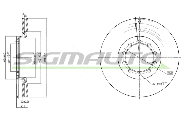 Brake Disc (DB0183V)