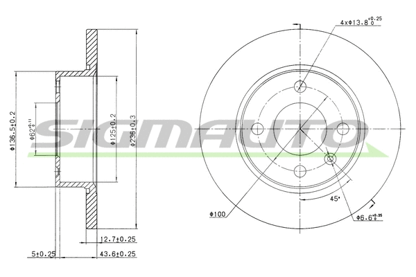 Brake Disc (DBA813S)