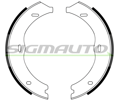 Brake Shoe Set, parking brake (SFA316)