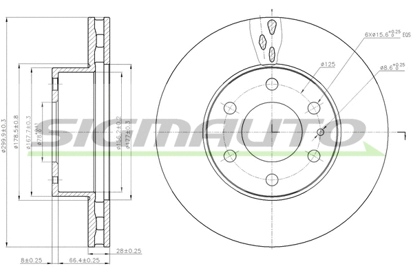 Brake Disc (DB0314V)