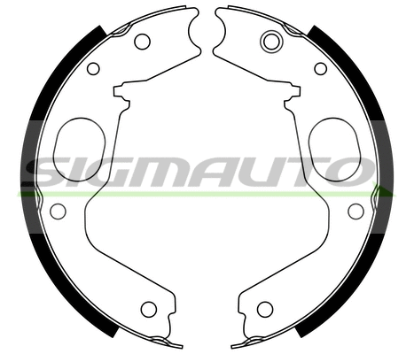 Brake Shoe Set, parking brake (SFA825)