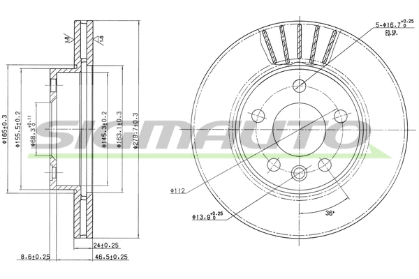 Brake Disc (DBB010V)