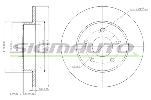 Brake Disc (DBB383S)
