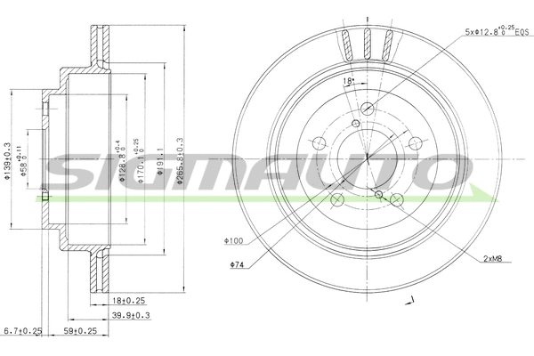 Brake Disc (DBA680V)
