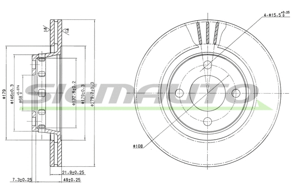 Brake Disc (DBA517V)