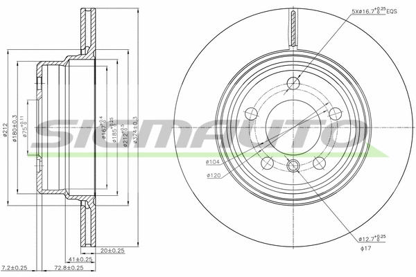 Brake Disc (DBB583V)