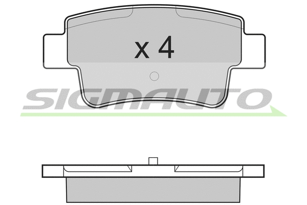 Brake Pad Set, disc brake (SPB228)