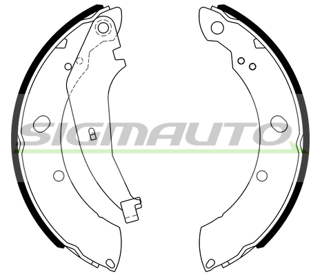 Brake Shoe Set (SFD810)