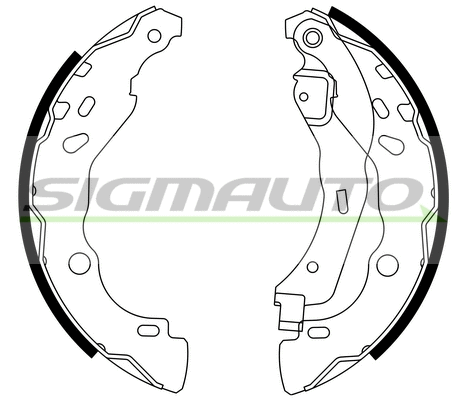 Brake Shoe Set (SFA409)