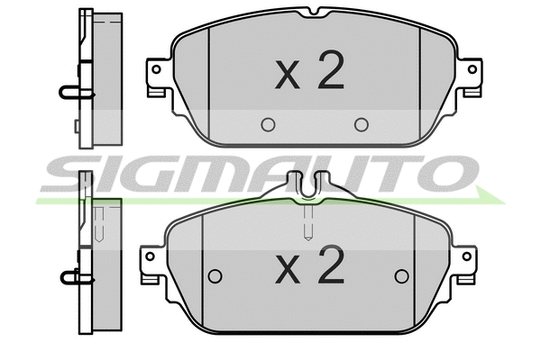 Brake Pad Set, disc brake (SPB640)