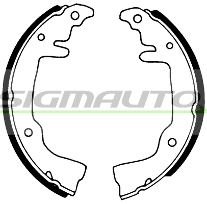 Brake Shoe Set (SFA371)