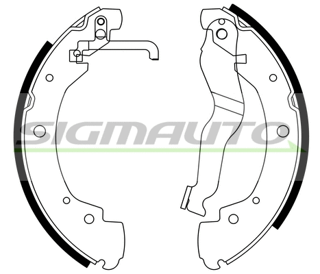 Brake Shoe Set (SFA557)