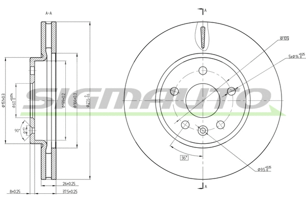 Brake Disc (DBC685V)