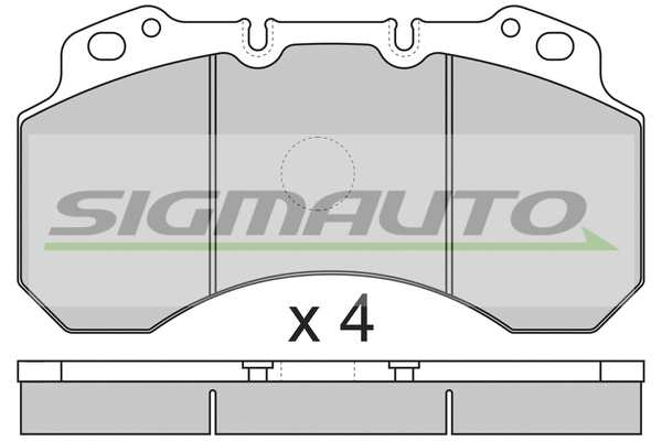 Brake Pad Set, disc brake (SPT299)