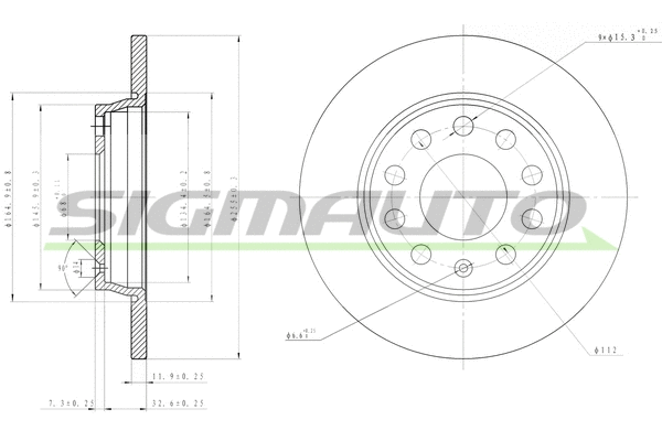Brake Disc (DBB425S)
