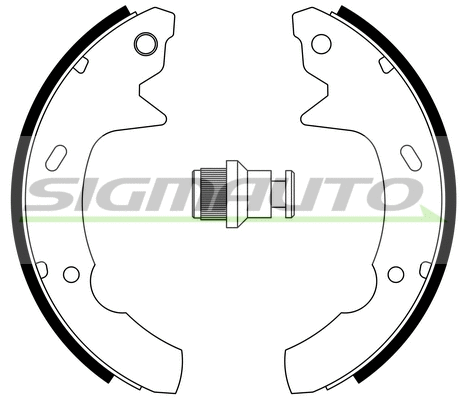 Brake Shoe Set (SFD599)