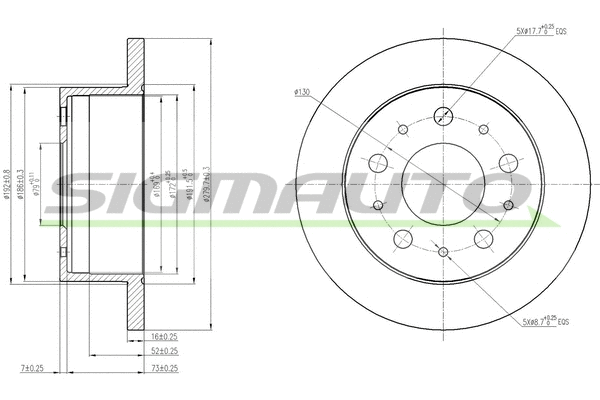 Brake Disc (DBB574S)