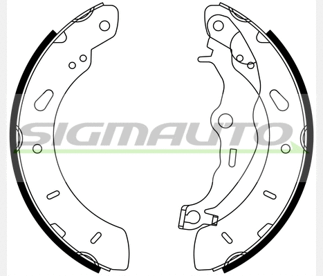 Brake Shoe Set (SFA248)