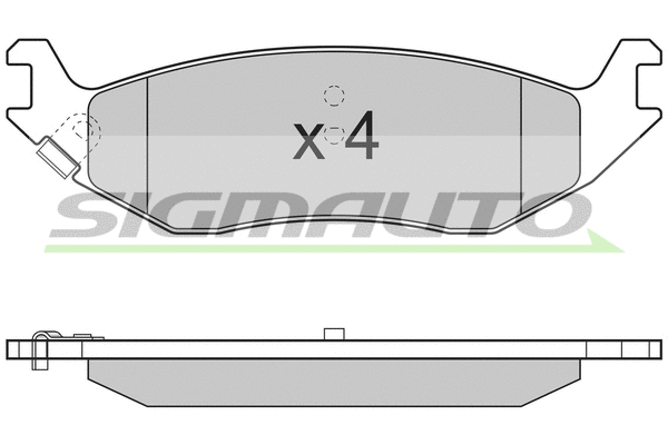 Brake Pad Set, disc brake (SPB311)