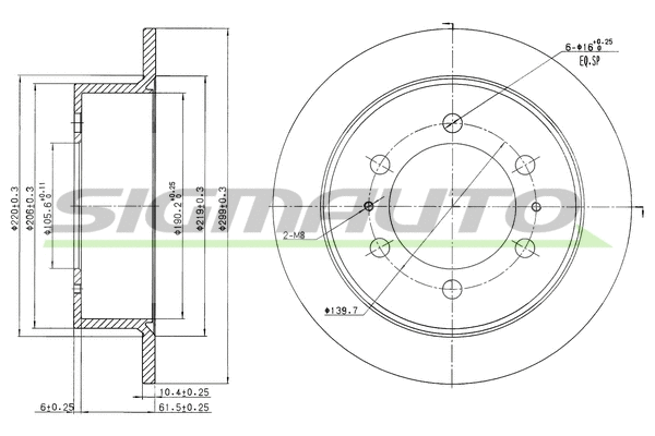 Brake Disc (DBB400S)