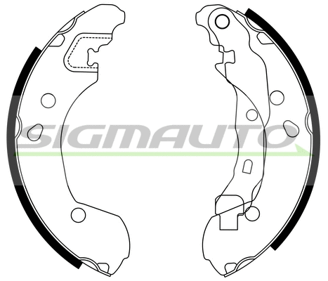 Brake Shoe Set (SFA862)