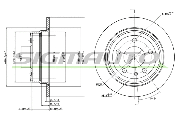 Brake Disc (DBA303S)