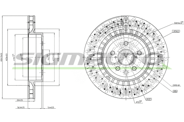 Brake Disc (DBB863V)