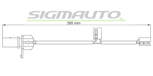 Warning Contact, brake pad wear (WI0731)