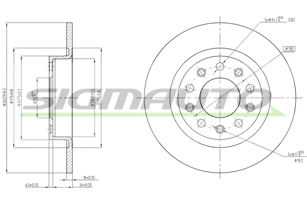 Brake Disc (DBC333S)