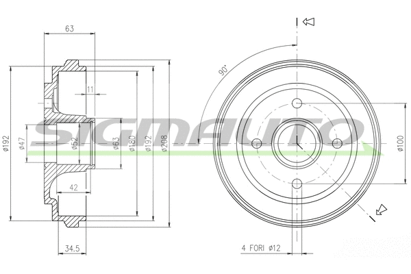 Brake Drum (DR5602)