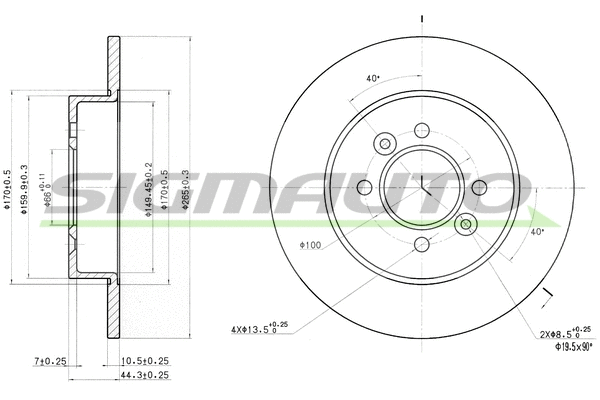 Brake Disc (DBA362S)
