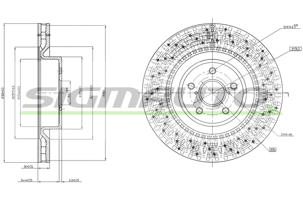 Brake Disc (DBB862V)