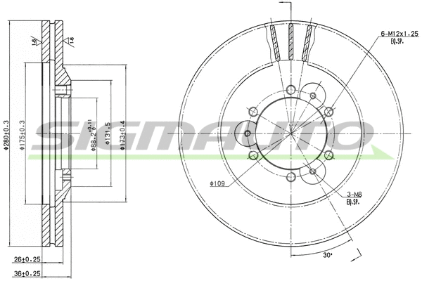 Brake Disc (DBA694V)