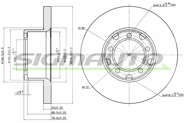 Brake Disc (DBA853S)