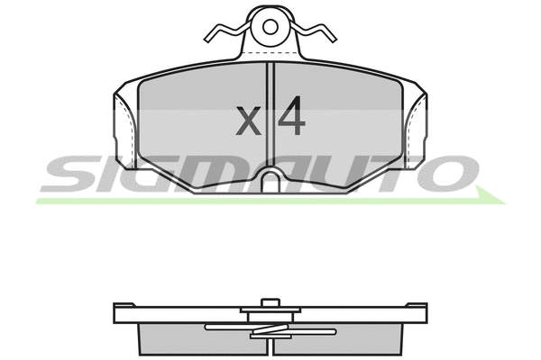 Brake Pad Set, disc brake (SPA500)