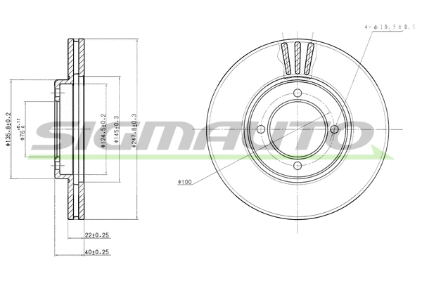 Brake Disc (DBA775V)